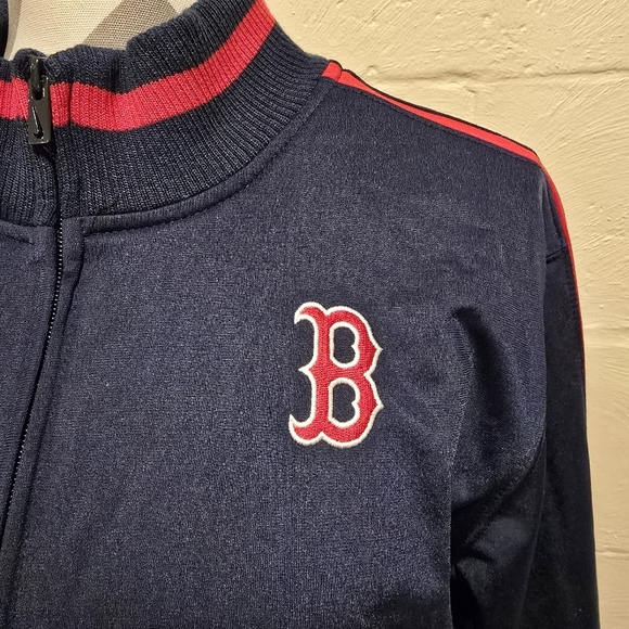 Nike Boston Red Sox Track Jacket Youth Sz XL Navy Red MLB Logo Full Zip Pockets. - Picture 4 of 12